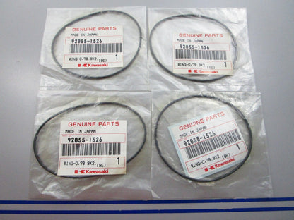 NEW OEM (LOT OF 4) 92055-1526 Kawasaki O-Ring 0810