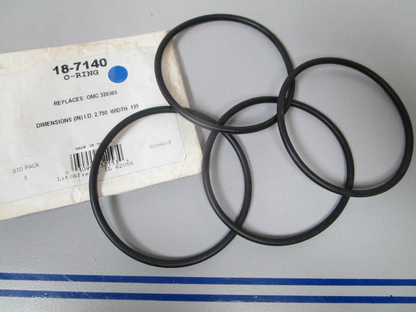 NEW (LOT OF 4) 18-7140 Replaces: OMC 320303 Sierra O-Ring 0810