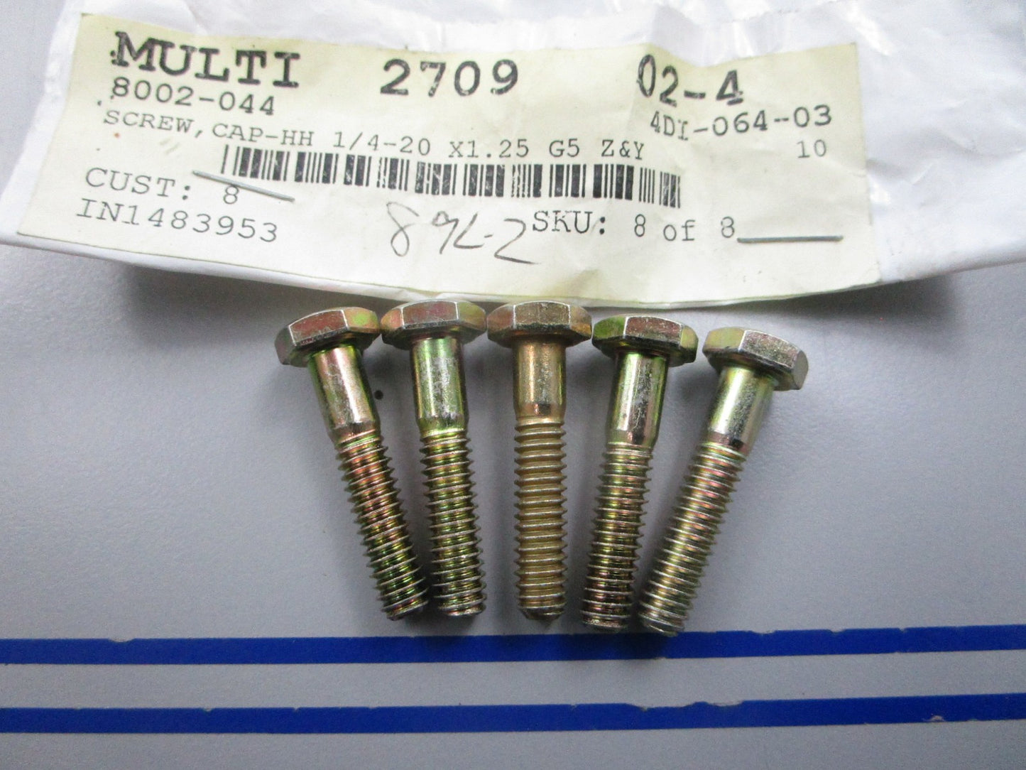 NEW OEM (LOT OF 5) 8002-044 Arctic Cat Screw 0810