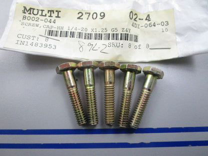 NEW OEM (LOT OF 5) 8002-044 Arctic Cat Screw 0810