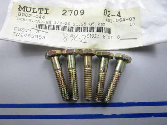 NEW OEM (LOT OF 5) 8002-044 Arctic Cat Screw 0810