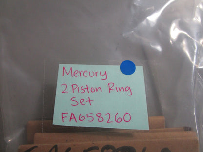 *NEW OEM* 0810 Mercury Quicksilver 2 Piston Ring Set FA658260
