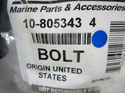 *NEW OEM* 0810 Mercury Quicksilver Bolt 10-805343 4