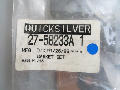 *NEW OEM* 0820 Mercury Quicksilver Gasket Set 27-58233A1