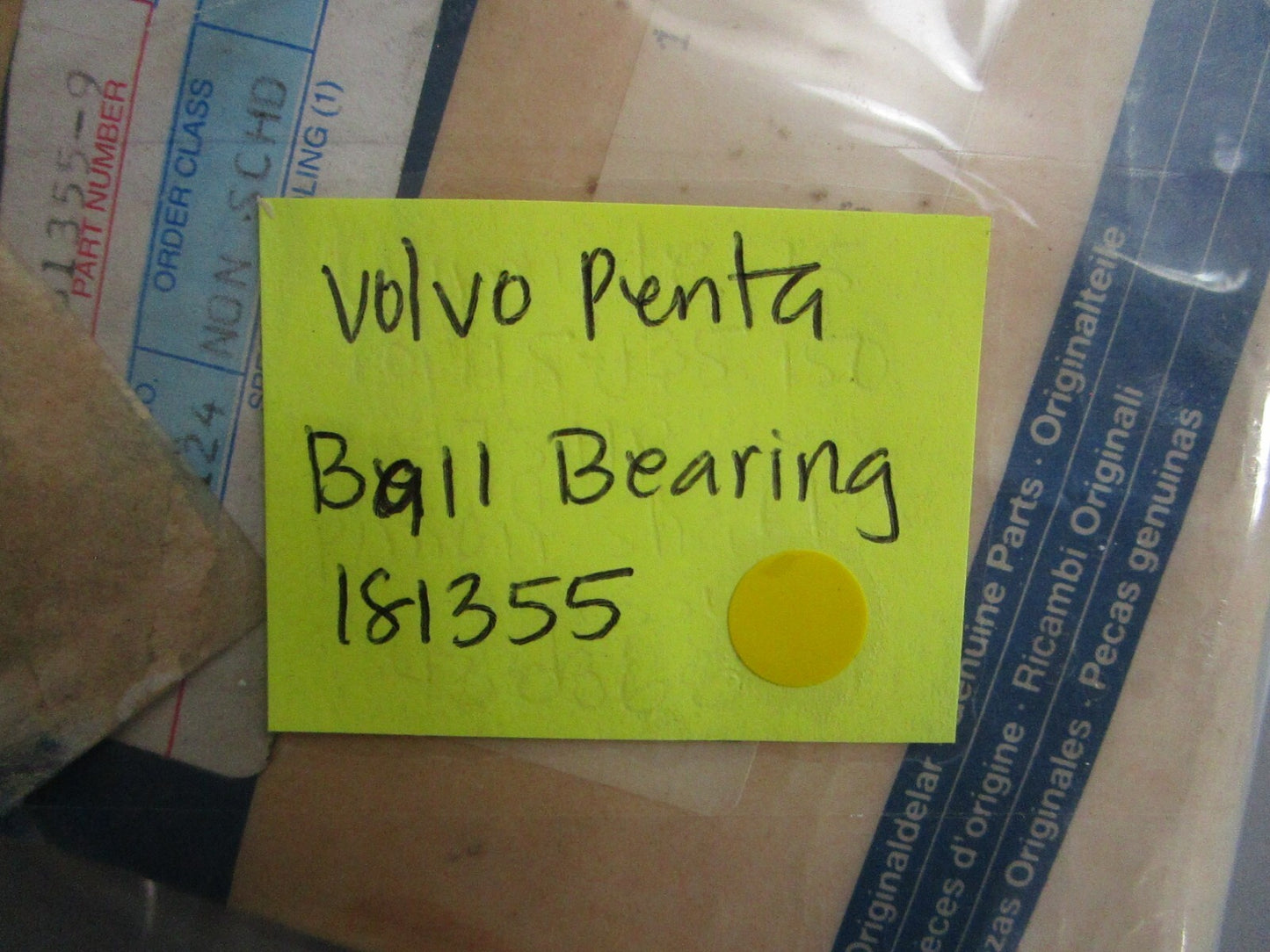 *NEW OEM* 0820 Volvo Penta Ball Bearing 181355