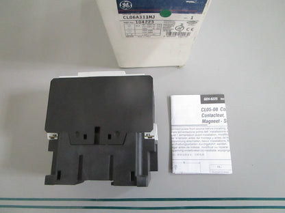 GE CL06A311MJ IEC Contactor 3P 48A 30HP 460V 120V Coil NOS NEW OEM 0820
