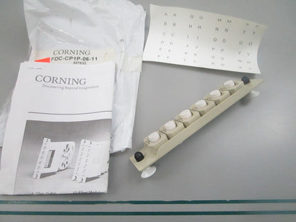 Corning NEW OEM FDC Connector Panel FC/UPC SM FDC-CP1P-06-11 0810