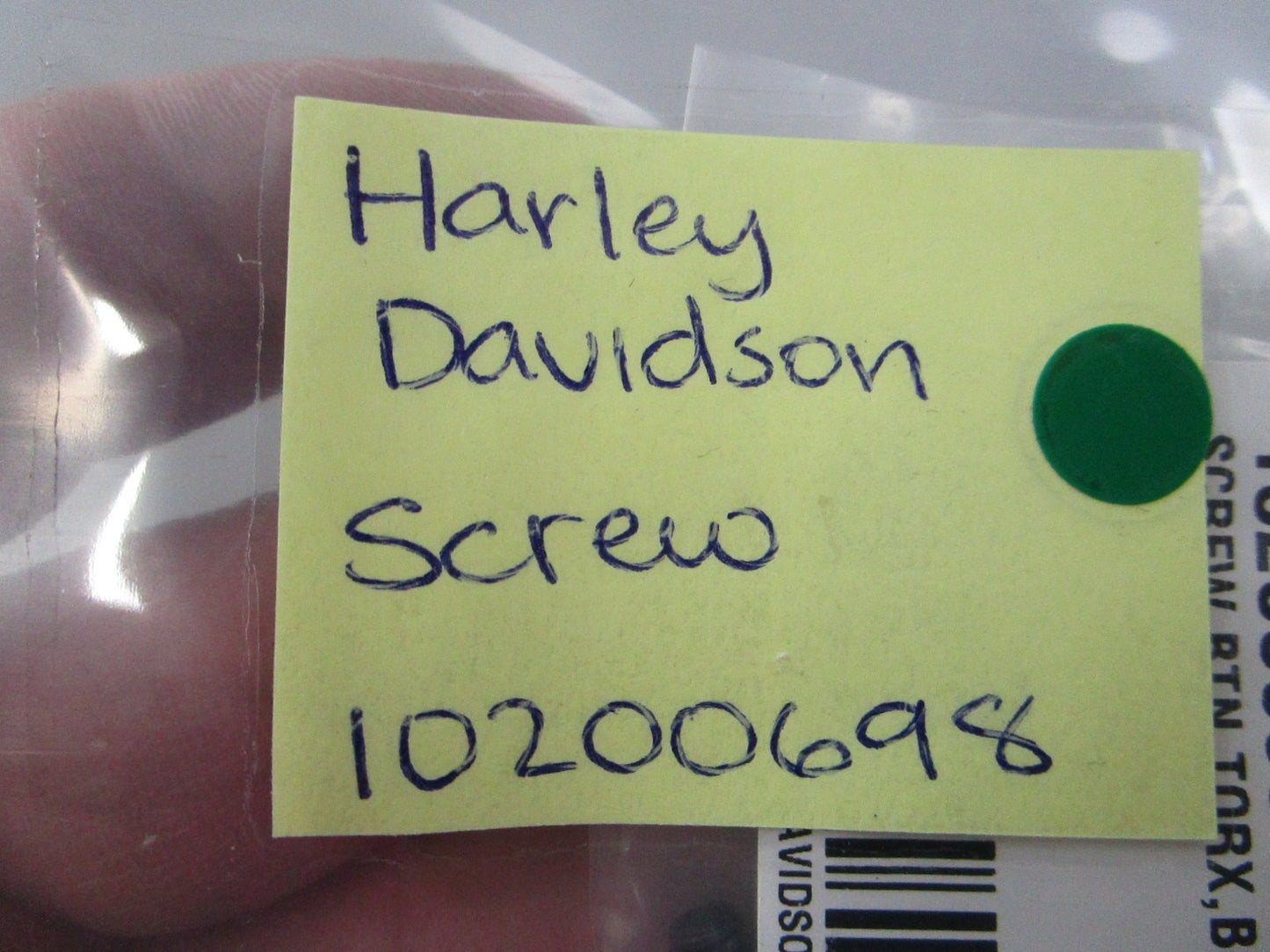 NEW OEM (LOT OF 5) 10200698 Harley Davidson Screw 0810
