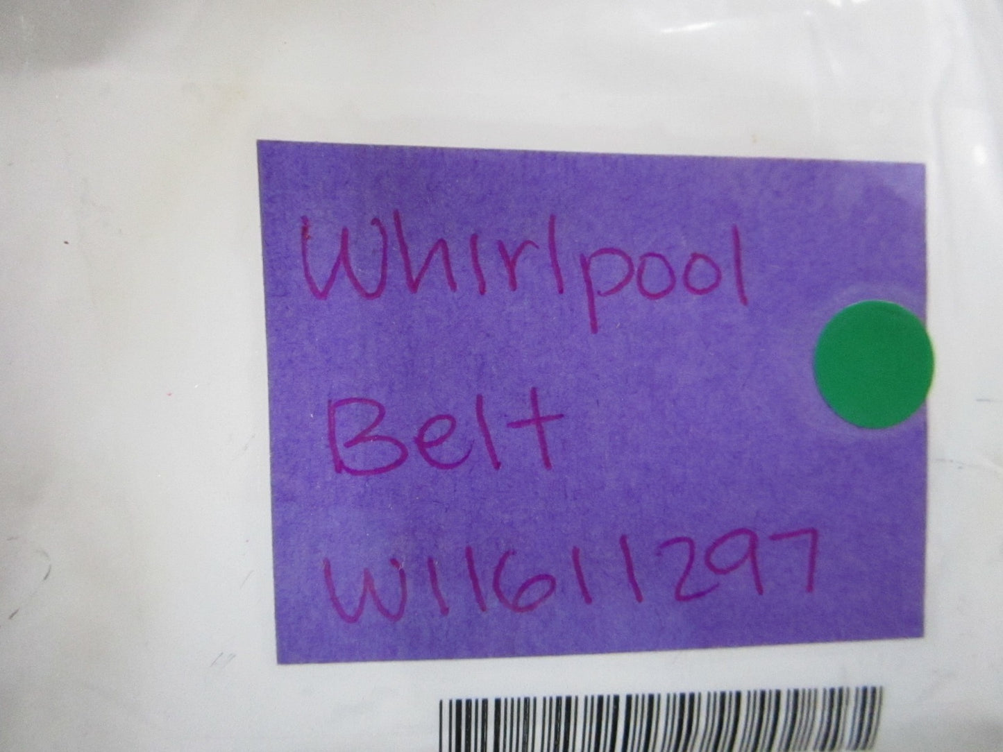 NEW OEM W11611297 Whirlpool Belt 0810