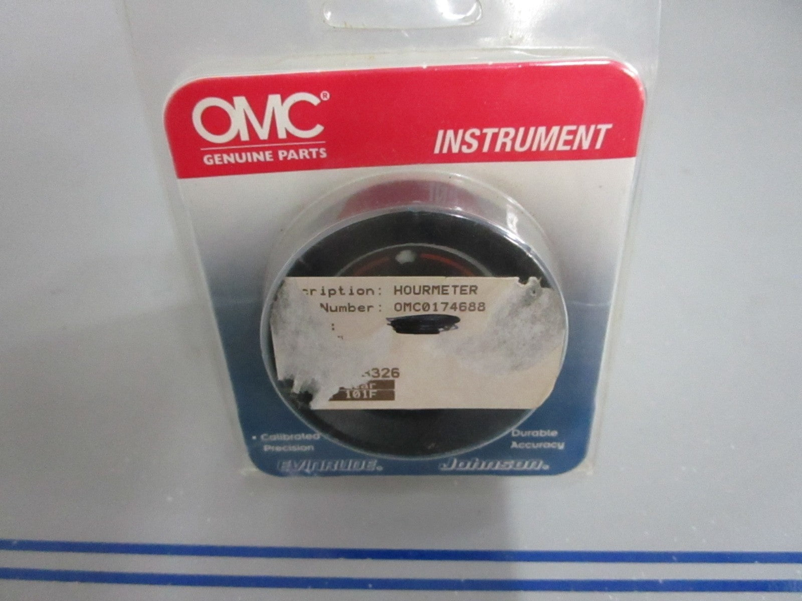 *NEW OEM* 0820 OMC Johnson Evinrude Tech Series Hourmeter 174688 0174688
