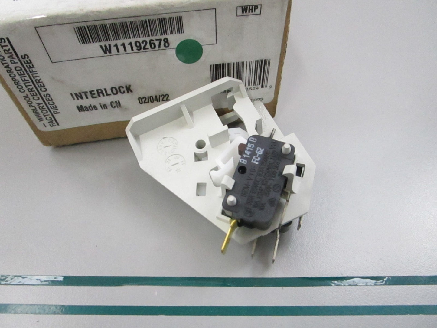 Whirlpool NEW OEM Microwave Door Interlock Switch W11192678 NOS 0810