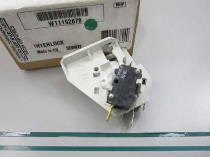 Whirlpool NEW OEM Microwave Door Interlock Switch W11192678 NOS 0810