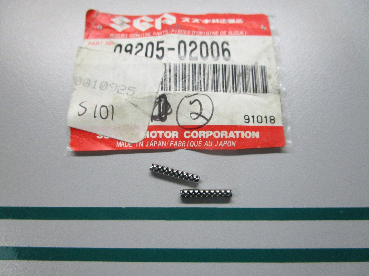 NEW OEM (LOT OF 2) 09205-02006 Suzuki Pin 0810