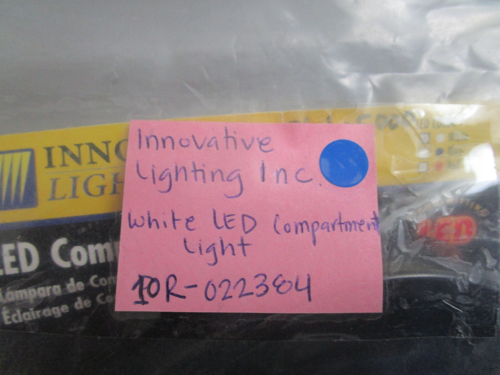 *NEW* 0770 Innovative Lighting INC White Led Compartment Light 10R-022384
