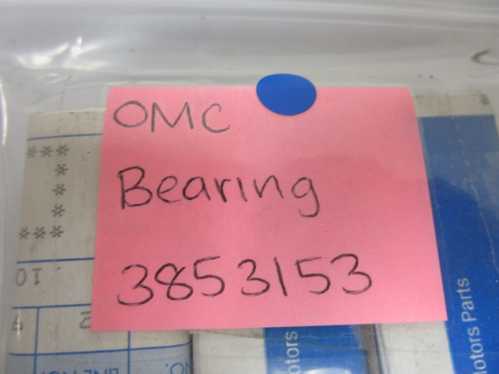 *NEW OEM* 0810 OMC Johnson Evinrude Bearing 3853153