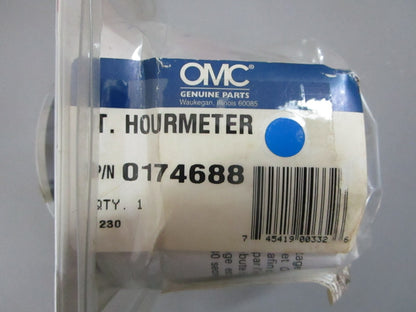 *NEW OEM* 0820 OMC Johnson Evinrude Tech Series Hourmeter 174688 0174688