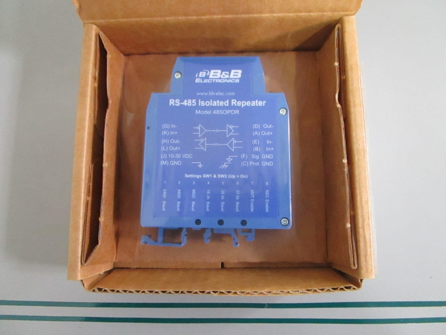 Advantech B+B SmartWorx 485OPDR RS-485 422 Isolated Repeater NEW OEM 0820
