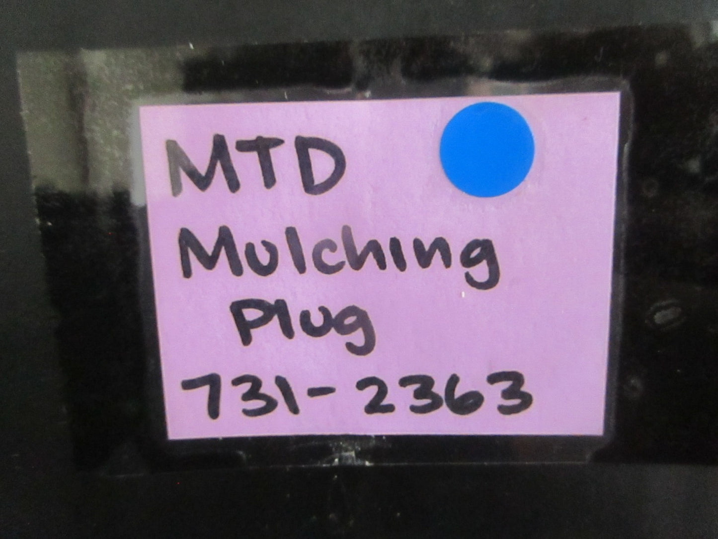 NEW OEM 731-2363 MTD Mulching Plug 0820
