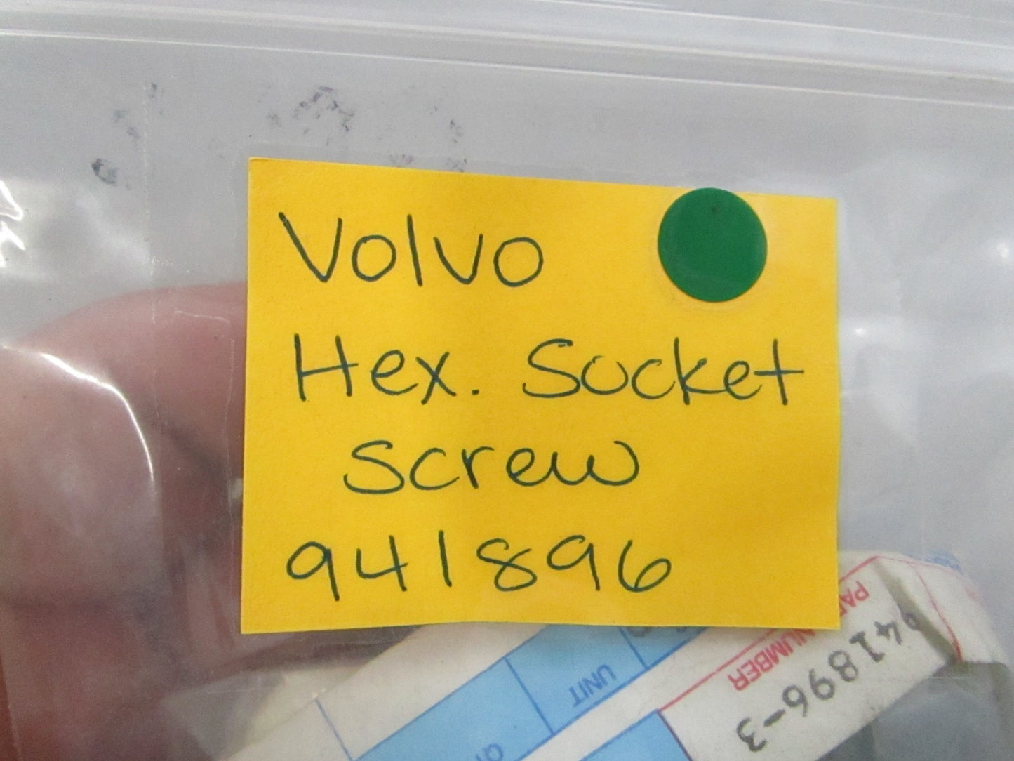NEW OEM (LOT OF 2) 941896 Volvo Penta Hex Socket Screw 0810