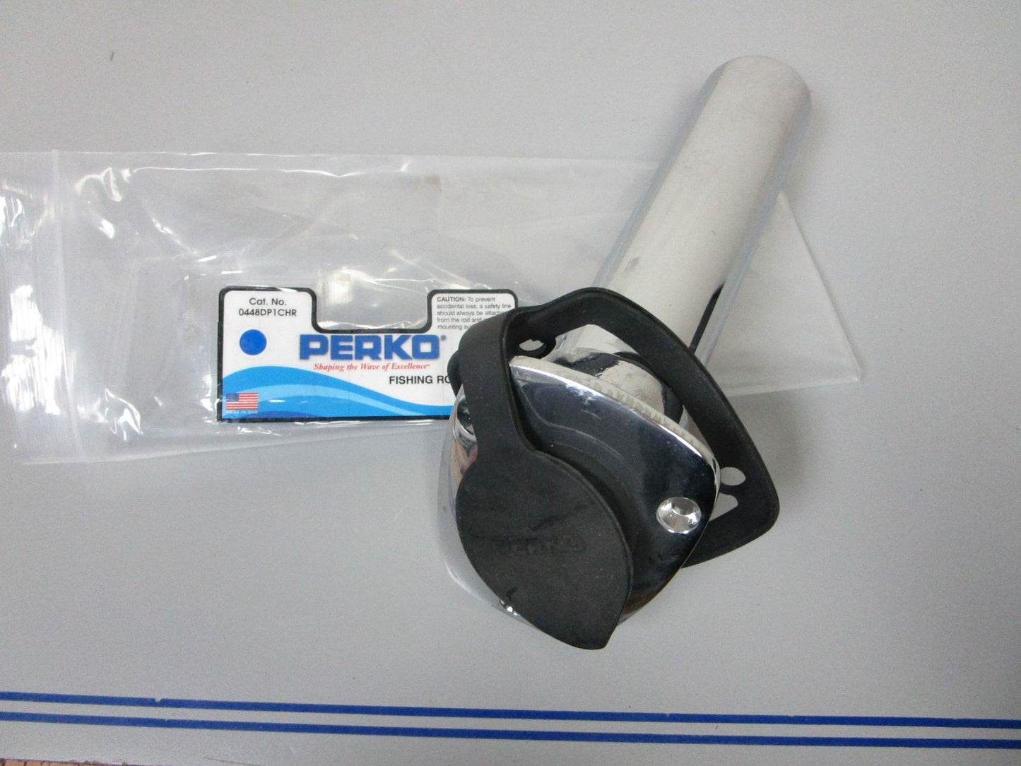 NEW OEM Perko 0448DP1CHR Fishing Rod Holder 0720