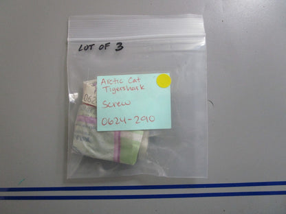 *NEW* (LOT OF 3) 0810 Arctic Cat Tigershark Screw 0624-290