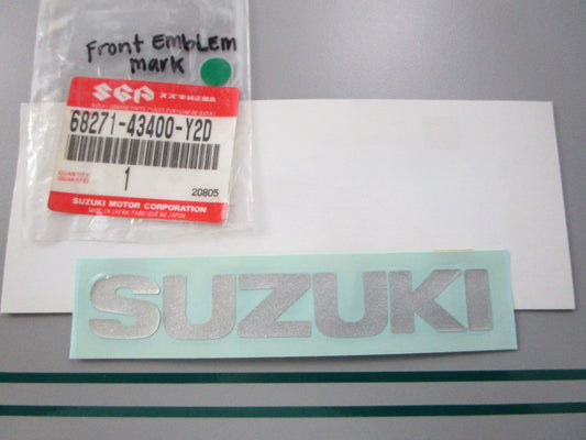 NEW OEM 68271-43400-Y2D Suzuki Front Emblem Mark 0810