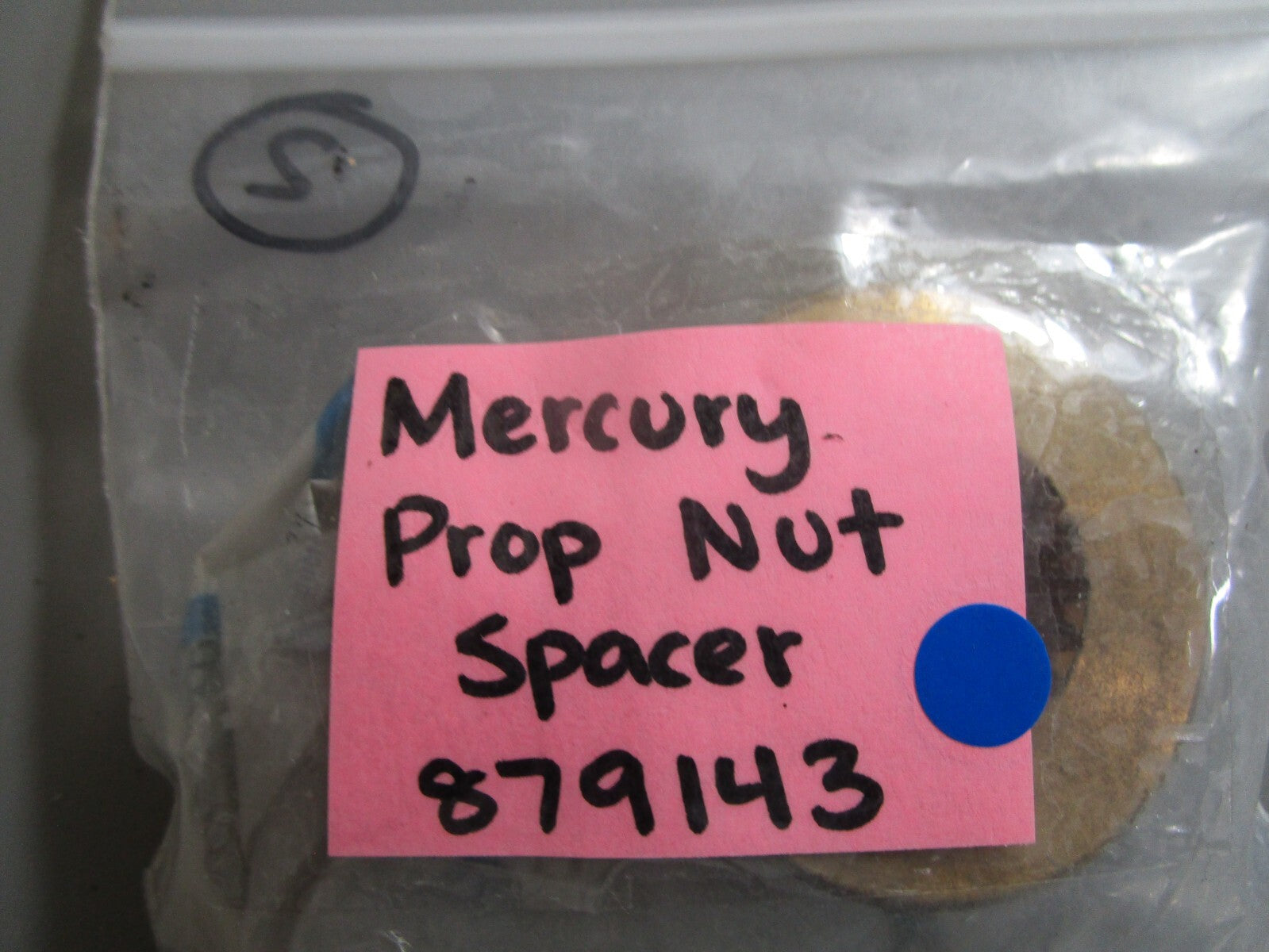 *NEW OEM* 0810 Mercury Quicksilver Propeller Nut Spacer 879143