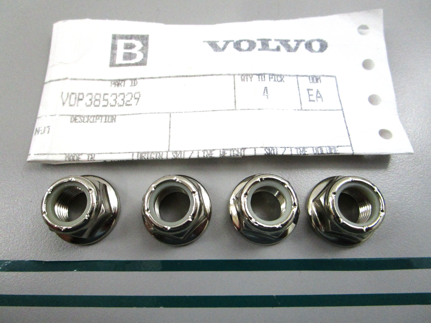 Volvo Penta NEW OEM Pivot Pin Lock Nut 3853329 7/16-20 DP SX NOS (LOT OF 4) 0810