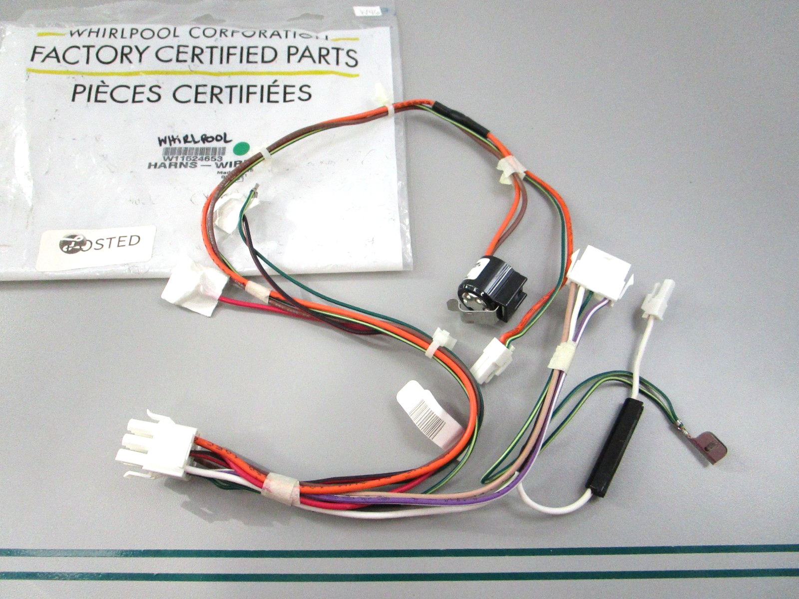 NEW OEM W11524653 Whirlpool Wire Harness 0810