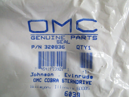 NEW OEM 320936 0320936 OMC Johnson Evinrude Seal 0820