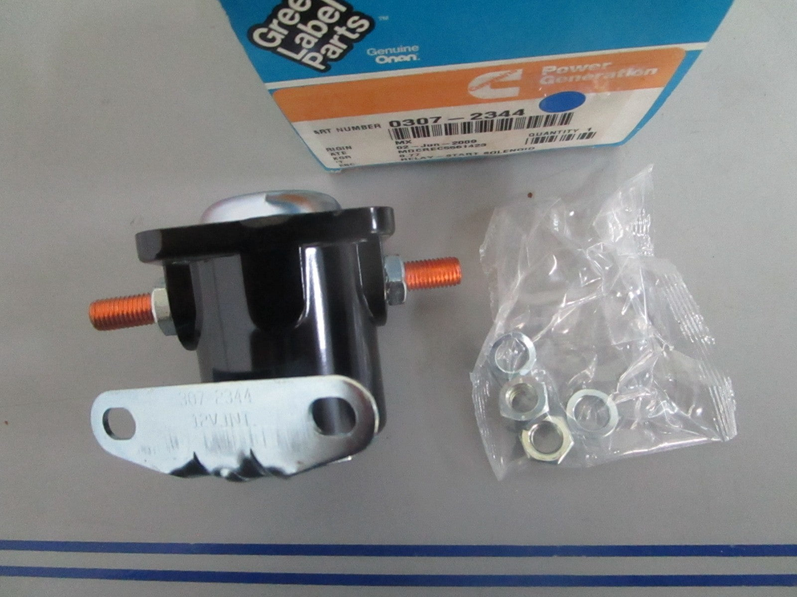 *NEW OEM* 0820 Onan Cummins Starter Solenoid Relay 0307-2344