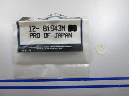 *NEW OEM* 0810 Mercury Quicksilver Washer 12-81843M