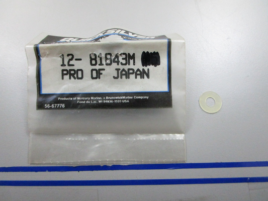*NEW OEM* 0810 Mercury Quicksilver Washer 12-81843M