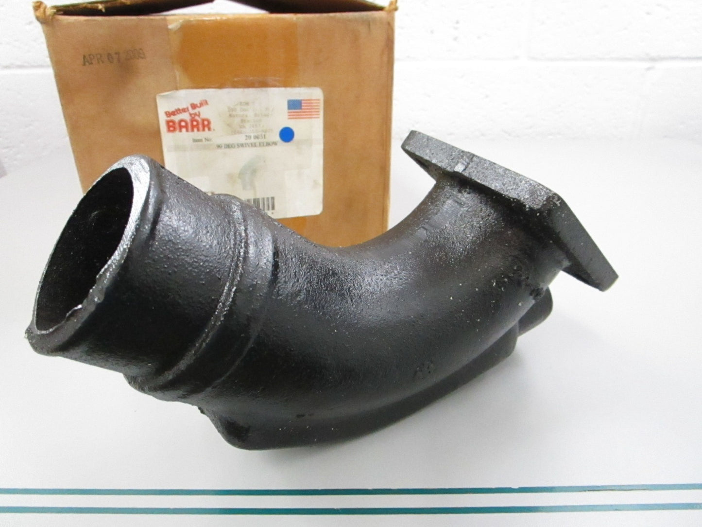 NEW 200031 20-0031 Barr 90 Deg Swivel Elbow 0820