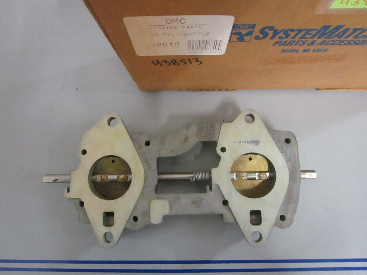 *NEW OEM* 0820 OMC Johnson Evinrude Throttle Body Assy 438513 0438513