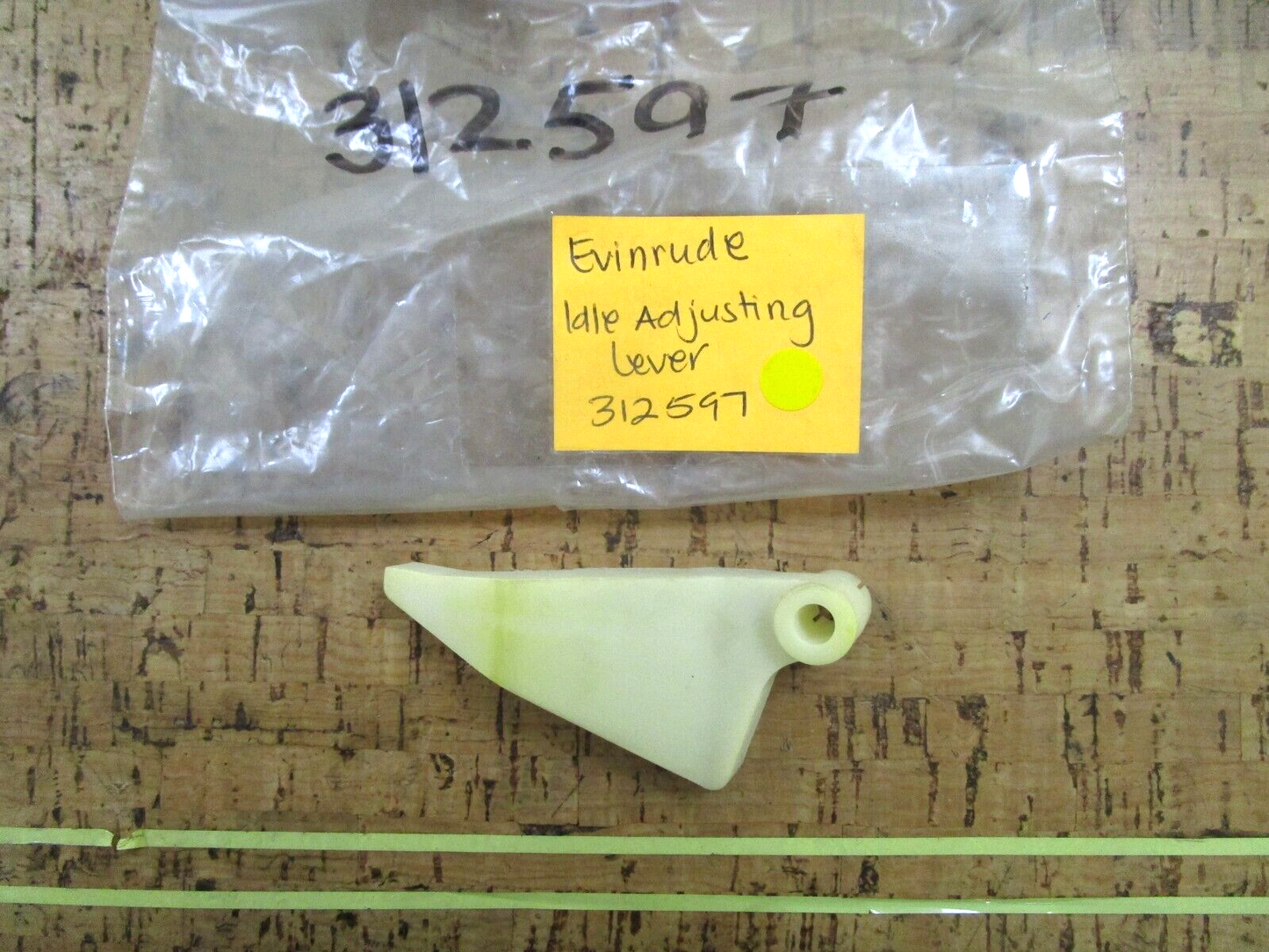 *NEW OEM* 0750 OMC Johnson Evinrude IDLE ADJUSTING LEVER 312597 0312597