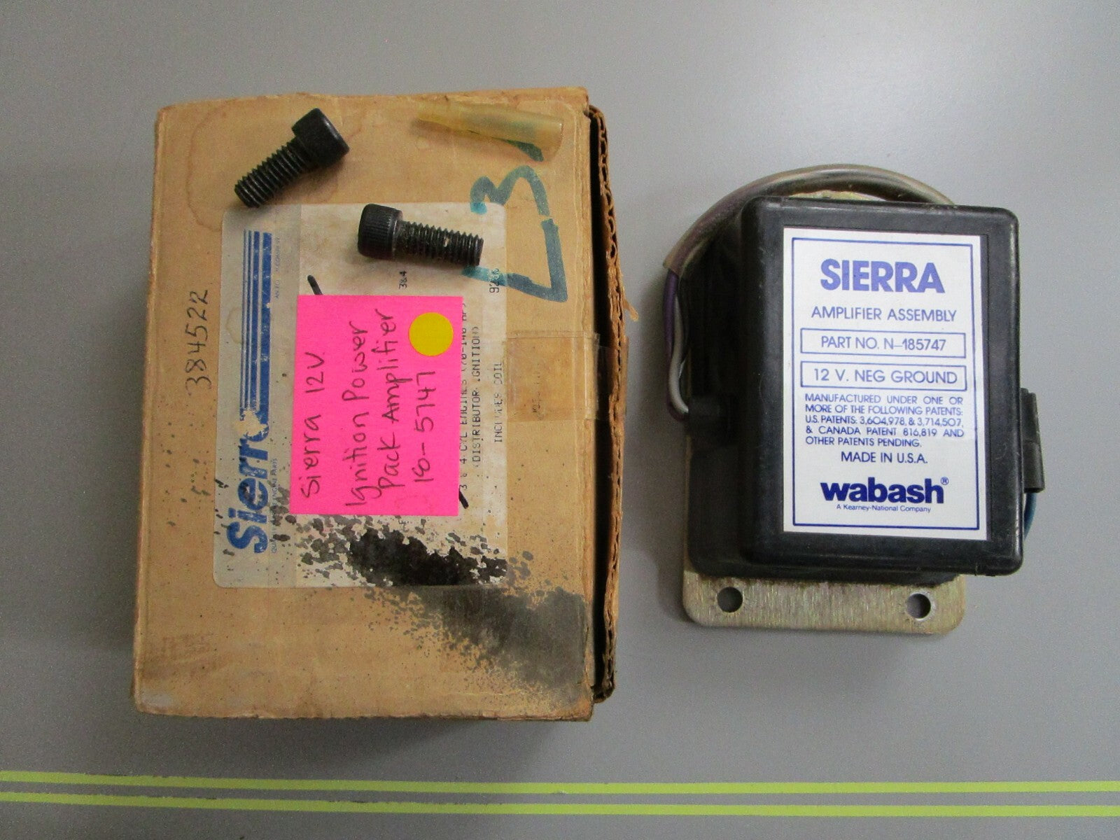 *NEW* 0820 Sierra 12V Ignition Power Pack Amplifier 18-5747 Replaces: 389549