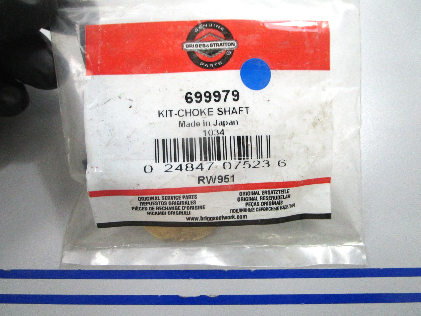 *NEW OEM* 0810 Briggs & Stratton Choke Shaft Kit 699979