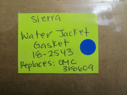 *NEW* 0770 Sierra Water Jacket Gasket 18-2543 Replaces: OMC 318609