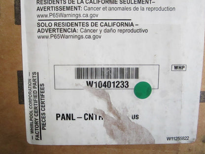 Whirlpool NEW OEM Oven Range Control Panel W10401233 NOS Genuine Part 0820