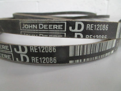 NEW OEM RE12086 John Deere Belt Set 0820