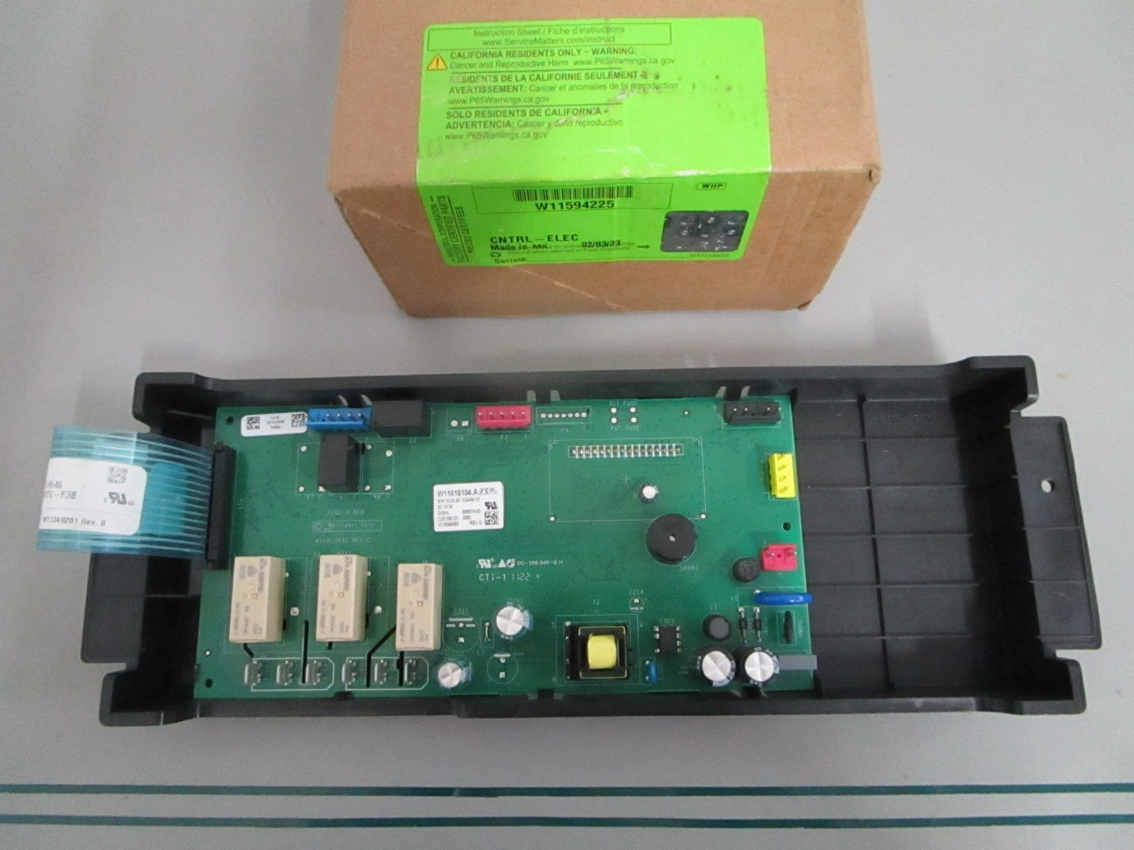 Whirlpool NEW OEM Oven Control Board W11594225 NOS Genuine Factory Part 0820