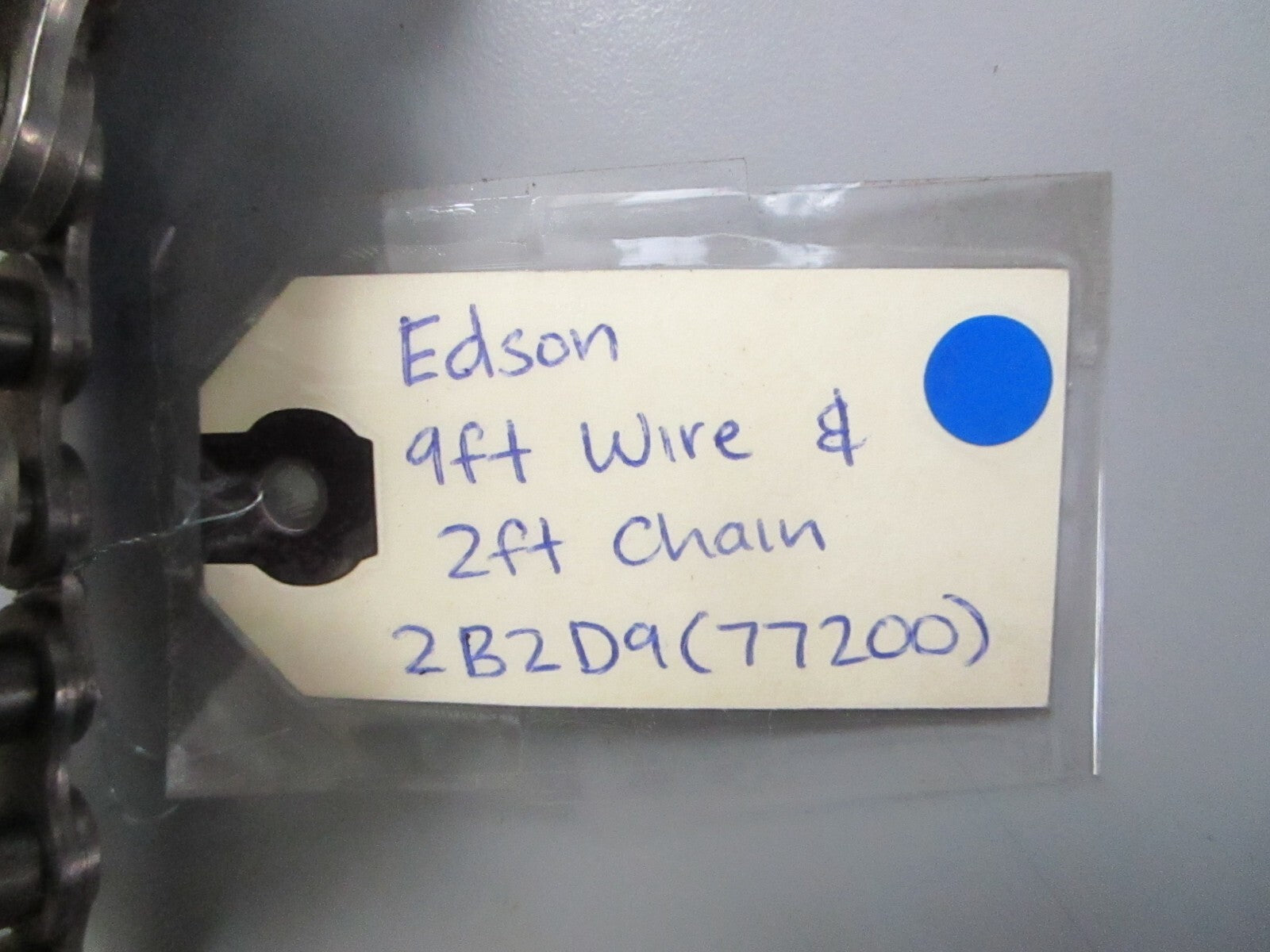 *NEW* 0820 Edson 9ft. Wire & 2ft Chain Assy 2B2D9 (77200)