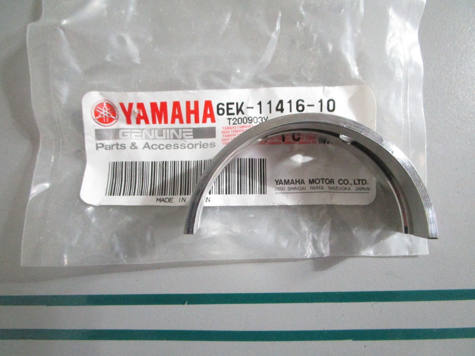 NEW OEM 6EK-11416-10-00 Yamaha Crankshaft Plane Bearing 0820