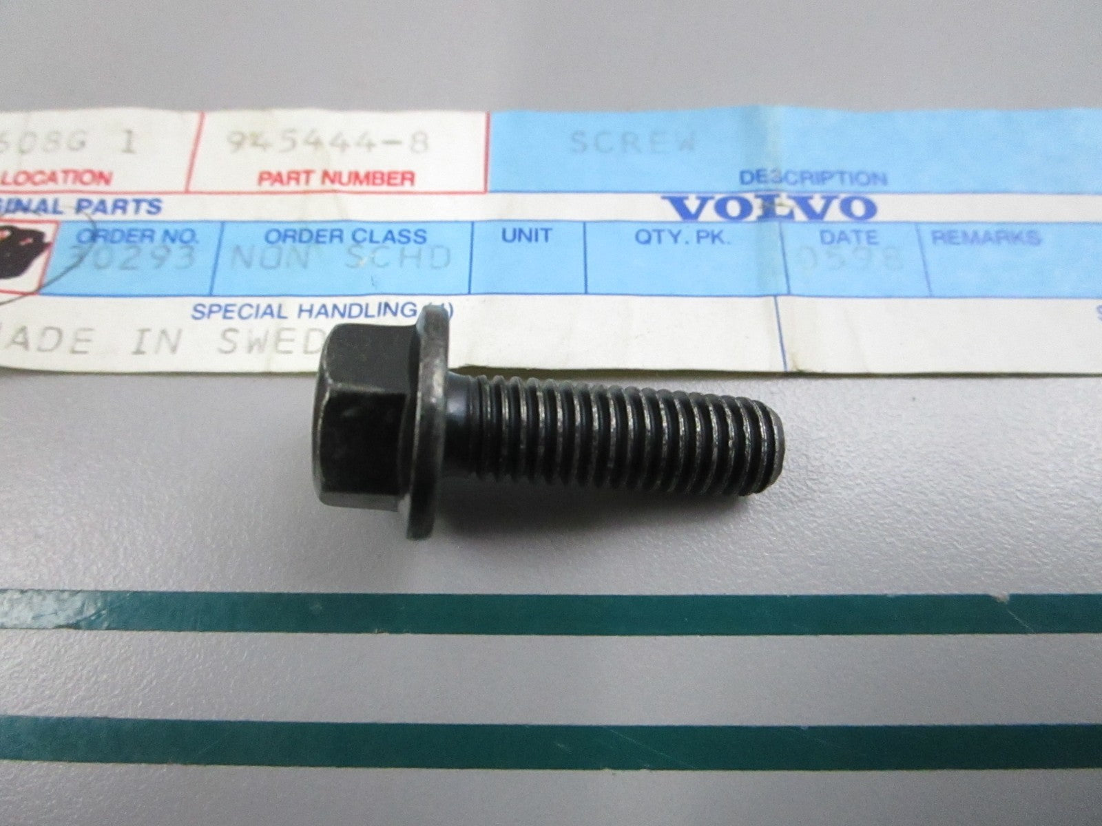 NEW OEM 945444-8 Volvo Penta Flange Screw 0810