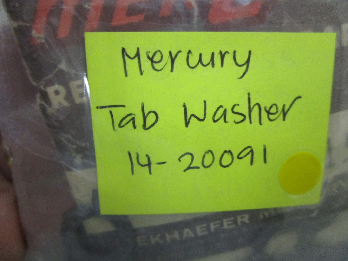 *NEW OEM* (LOT OF 4) Mercury Quicksilver TAB WASHER 14-20091