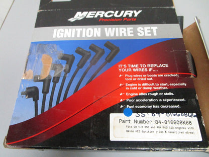 NEW OEM 84-816608K68 Mercury Quicksilver 350 454 502 CID Ignition Wire Set 0720