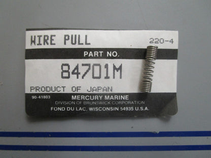 *NEW OEM* 0810 Mercury Quicksilver Wire Pull 84701M