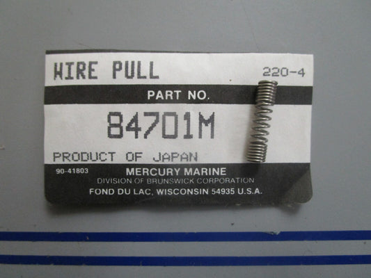 *NEW OEM* 0810 Mercury Quicksilver Wire Pull 84701M