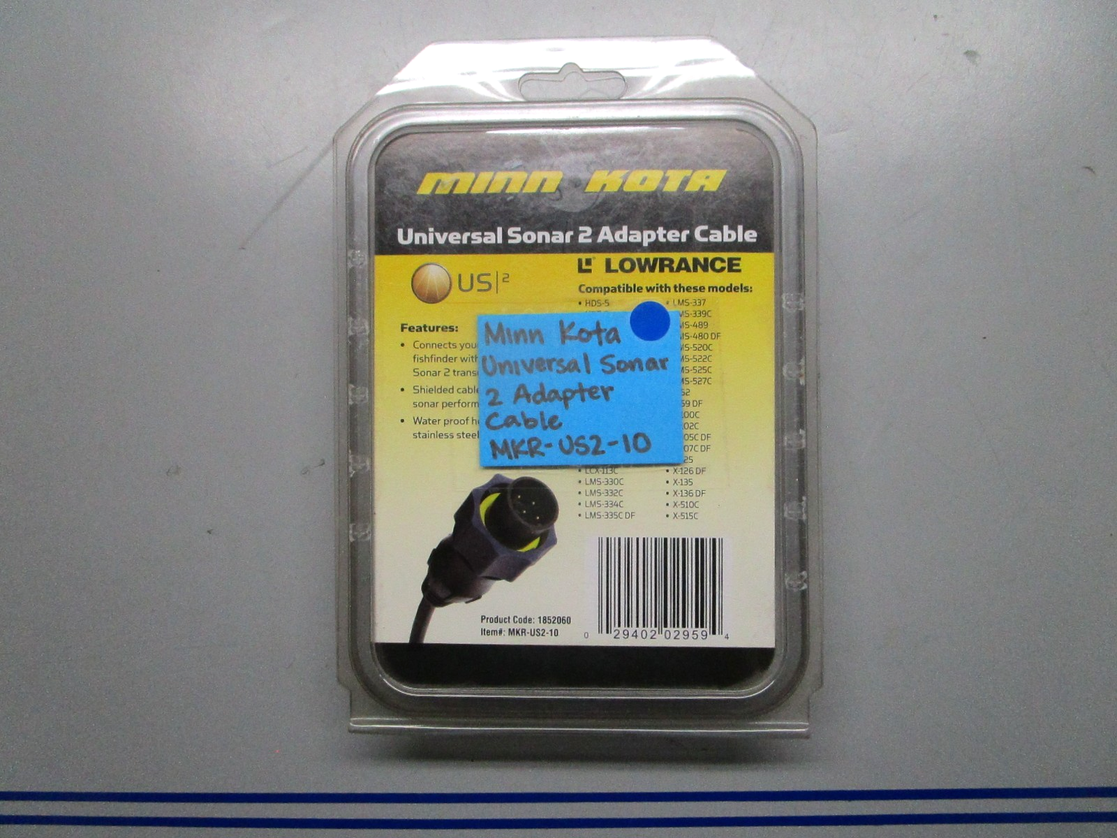 *NEW OEM* 0820 Minn Kota Universal Sonar 2 Adapter Cable MKR-US2-10